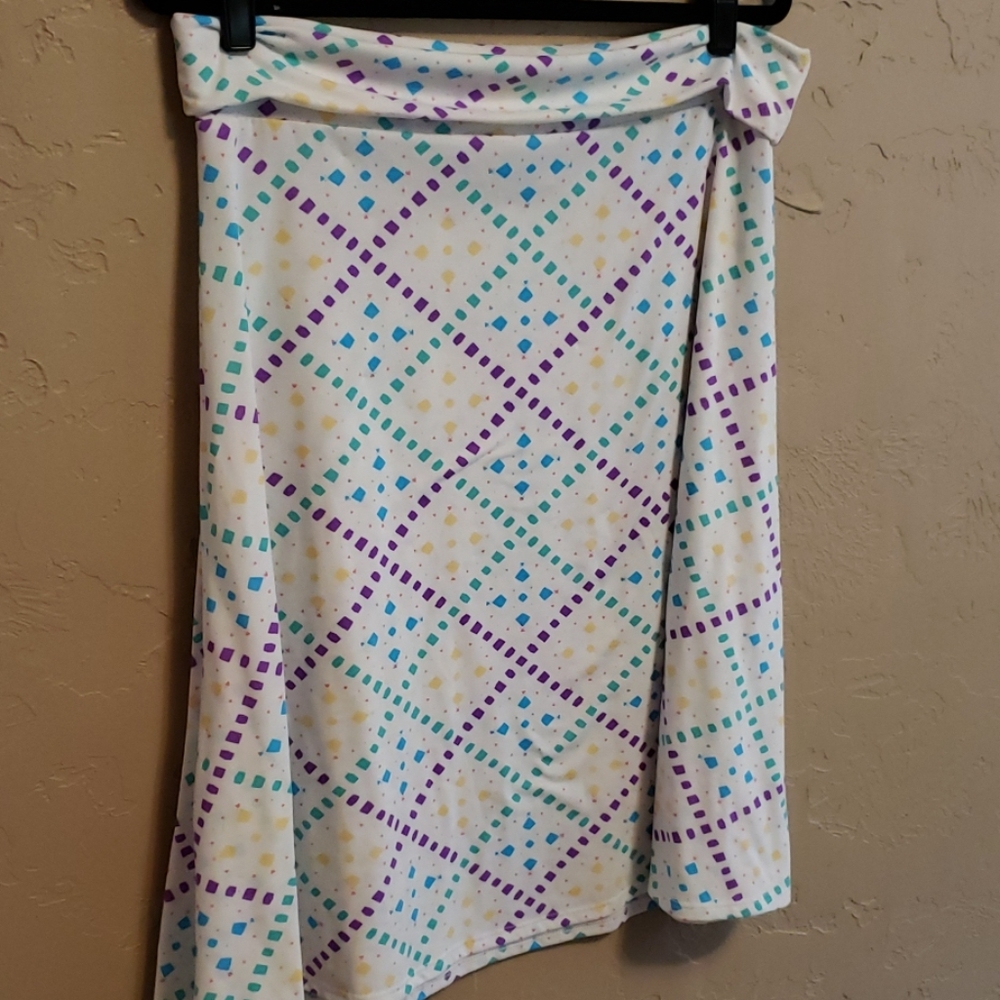 🤑2/$10 LuLaRoe Azure skirt XL